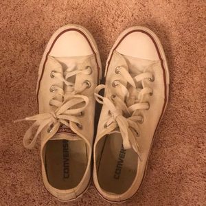 White low top converse
